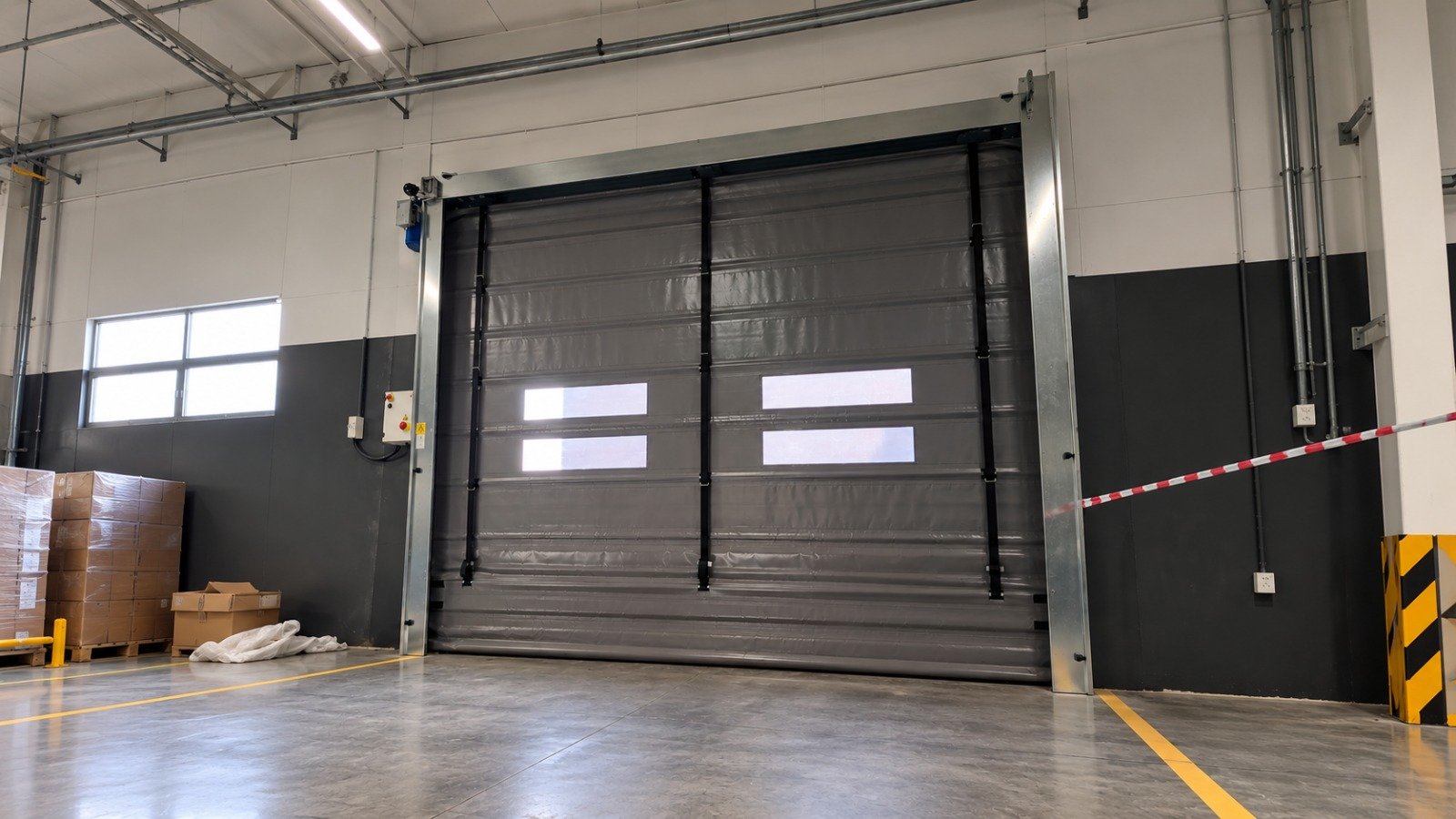 Industrial Stacking Door for Logistics Warehouse